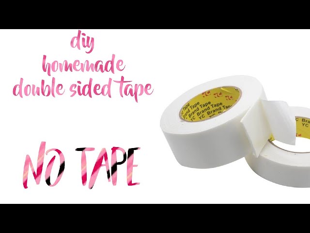 Homemade Double sided tape - how to make double sided tape at home easy