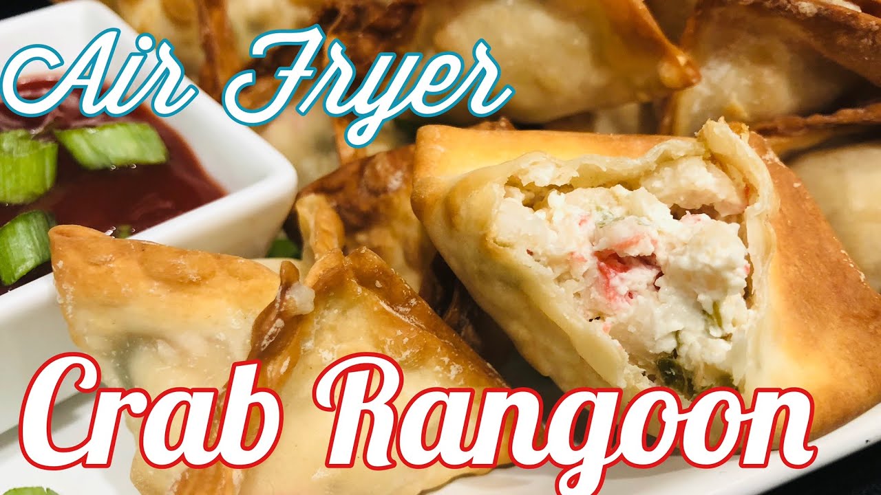 AIR FRYER CRAB RANGOON USING IMITATION CRAB Simple Delicious