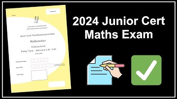 Instant Answers! 2024 Junior Cert Ordinary Level Maths Exam