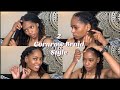 LOC PROTECTIVE STYLE | 2 BRAID CORNROWS | Being CHIZ