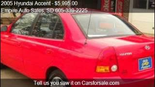 2005 Hyundai Accent for sale in Sioux Falls, SD 57105 at the
