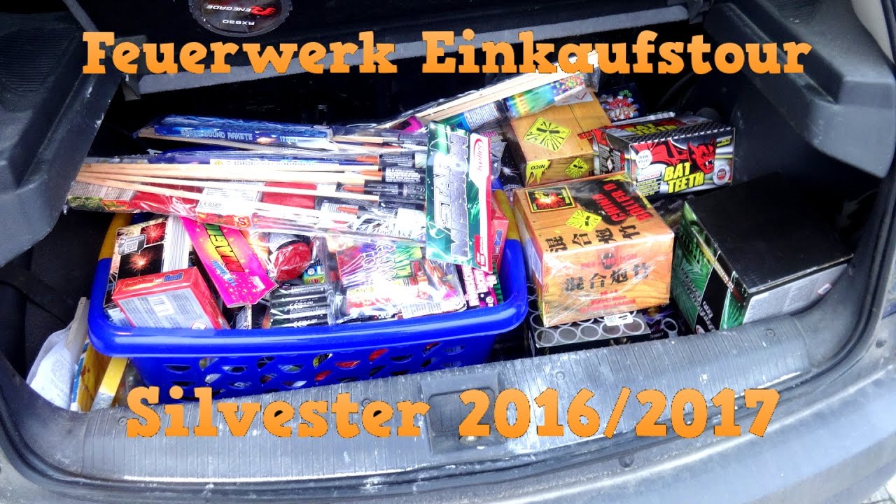 Silvester Feuerwerk Einkaufstour 2016/2017 | PowerFireworks97 [1080P FullHD]