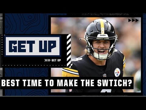 Was now the best time for kenny pickett to take over as qb in pittsburgh? | get up