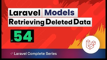 Laravel 10 Tutorial 54 | Models - Retrieving  Deleted Data