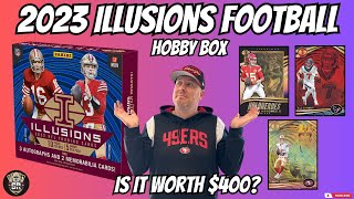HOBBY BOX RIP 2023 ILLUSIONS FOOTBALL … IS IT WORTH $400⁉
