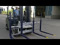 UN Forklift with Single-Double Pallet Handlers