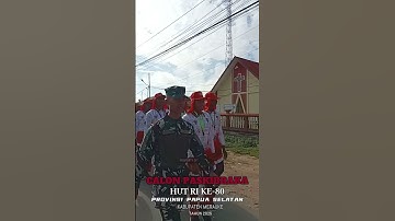 Calon Paskibraka Papua Selatan #shorts #shortvideo #paskibra