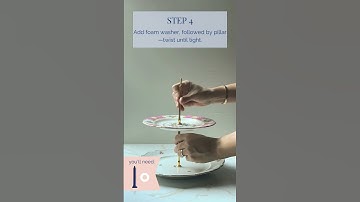 3-Tier Serving Tray Assembly Instructions