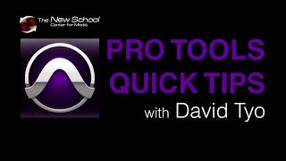 Pro Tools Quick Tips - Insertion Follows Playback