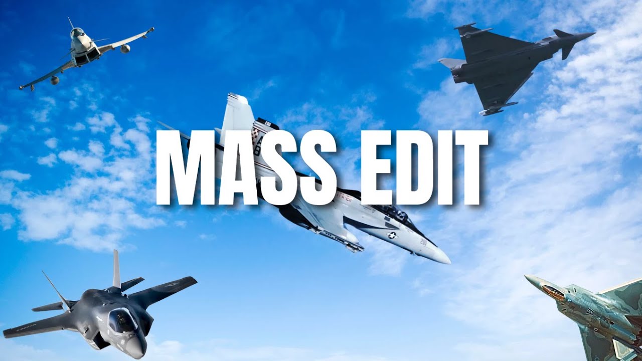 Fighter Jet Edit - YouTube