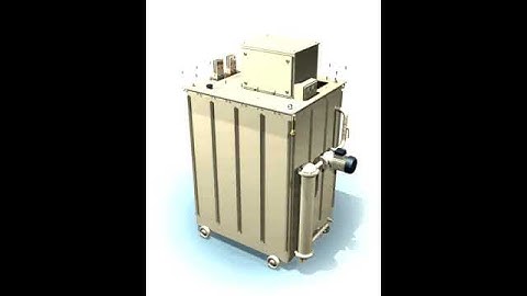 oil watercooled variable transformer assembly a