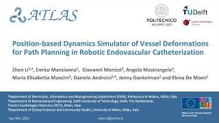 Position-based Dynamics Simulator of Vessel Deformations