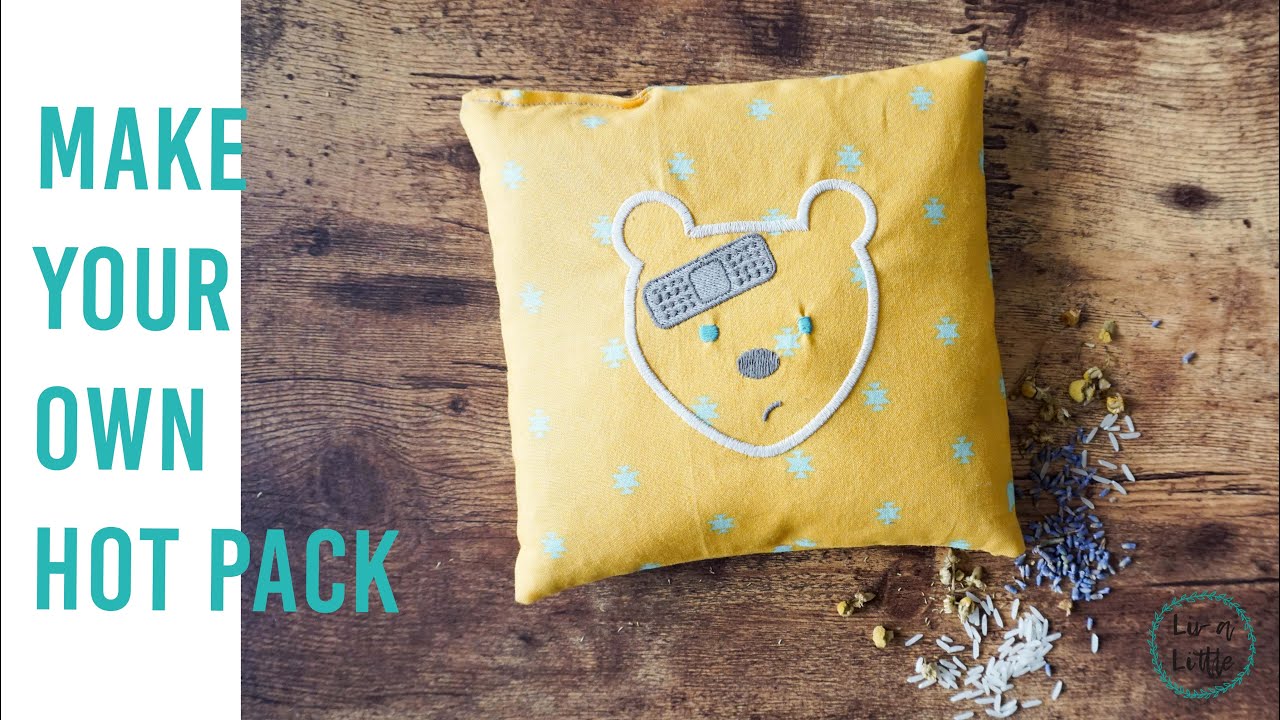 Make Your Own Hot Pack with Rice and Lavender YouTube