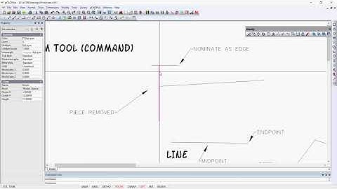Editing landscape drawings using the Trim, Extend, and Fillet tools