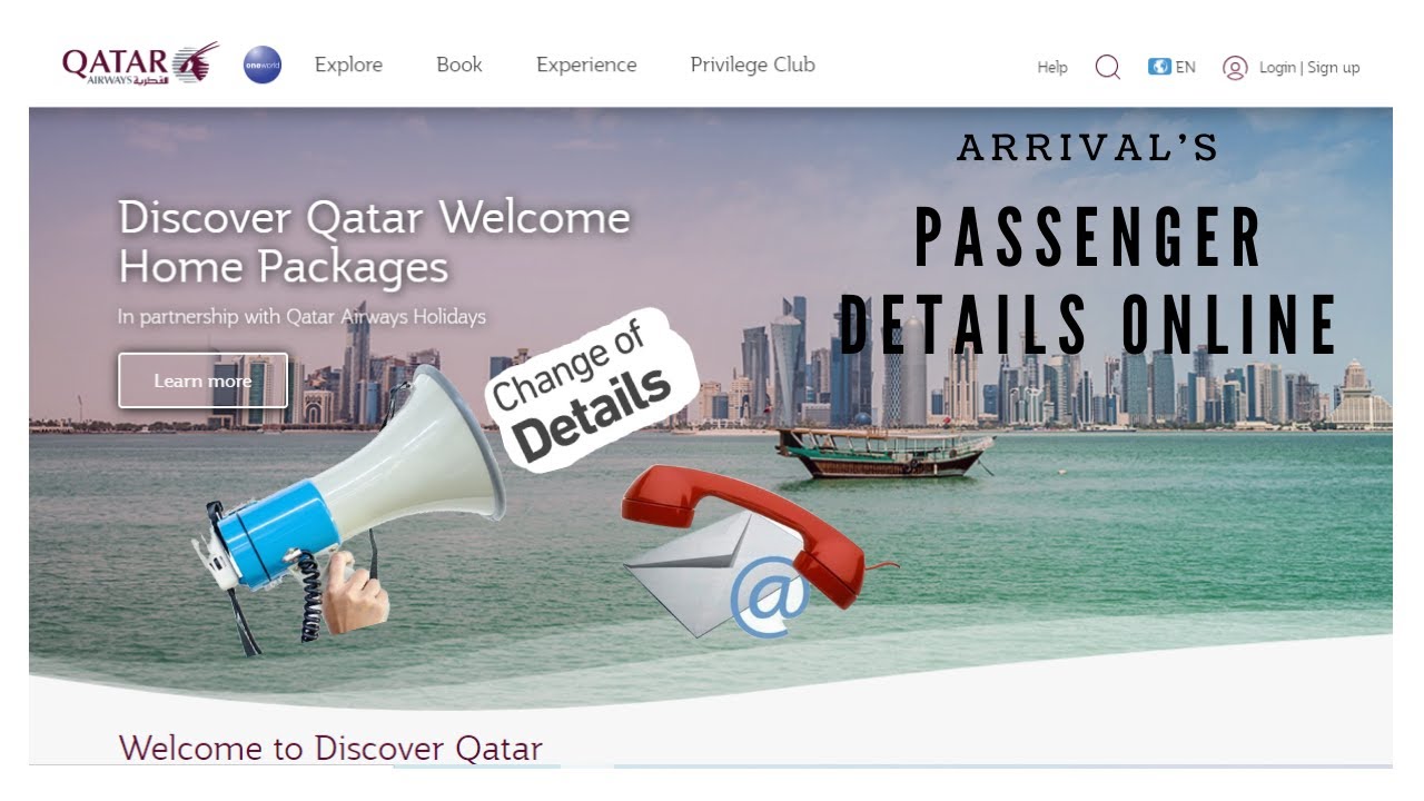 HOW TO CORRECT NAME OR OTHER  DETAILS OF THE PASSENGERS IN DISCOVER QATAR QUARANTIEN BOOKING | DOHA
