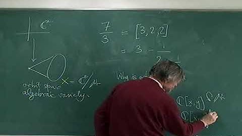 Miles Reid (University of Warwick / Sogang University) / Intensive Lectures 1 / 2011-03-05