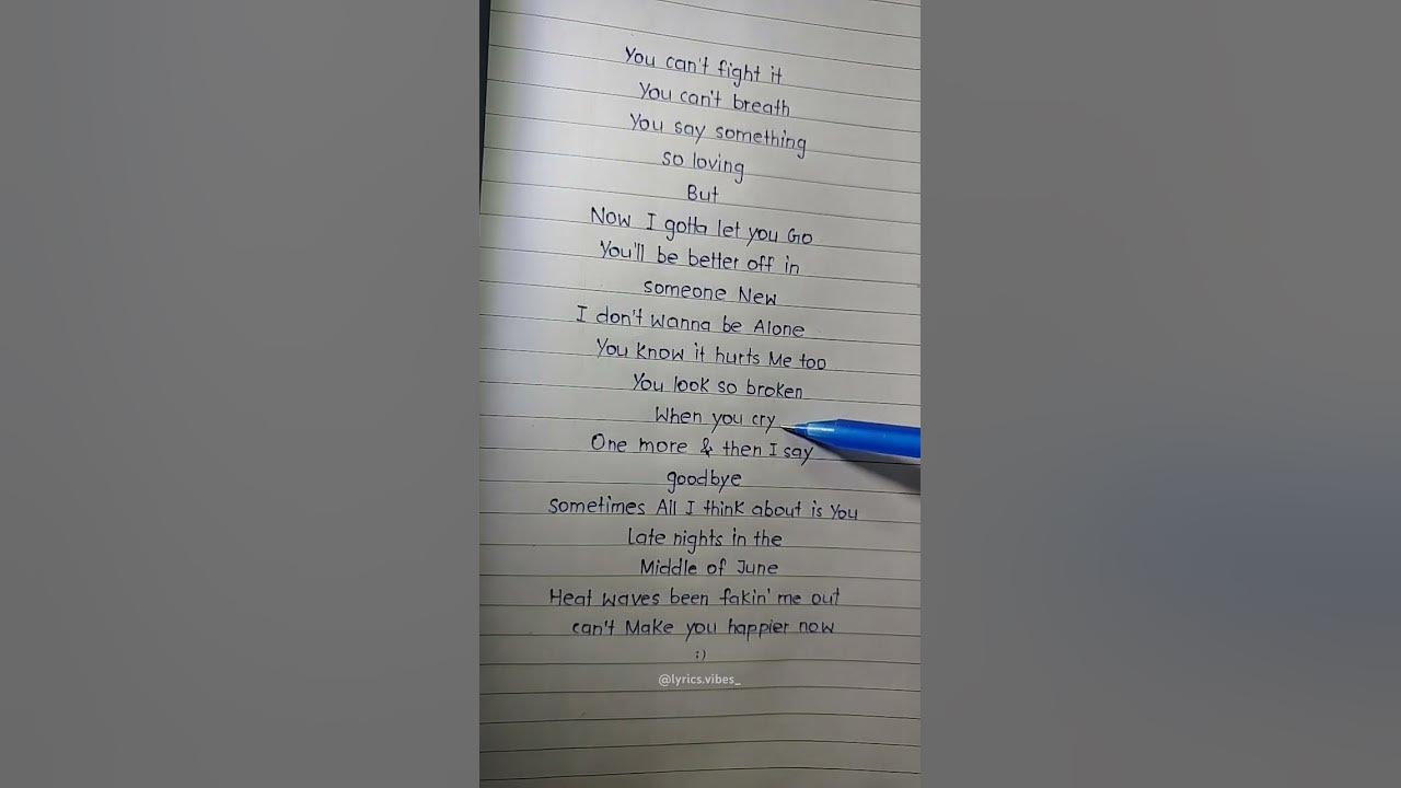Heat waves  | Glass animals | late night in the middle of june #englishlyrics