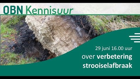 Opname OBN Kennisuur Verbetering strooiselafbraak 29 juni 2023