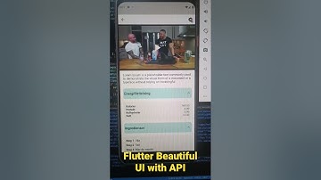 Flutter app UI Design #flutter #shorts #short #ios