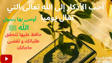 احب الاذكار الى الله تعالى التي تقال يوميا أوصى بها رسول الله ﷺ- نجاة عبد الله