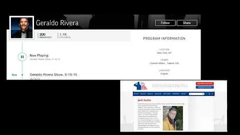 Coalition to Salute America's Heroes - Jack Scalia with Geraldo Rivera