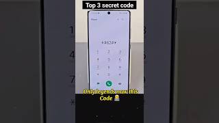 Famous Top 3 Secret Codes 😨 do not try Profile