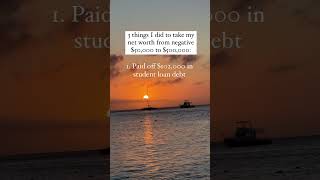 Famous 3 things I did to take my net worth from negative $50,000 to $500,000 💸 Wealth