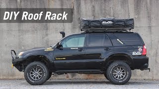 I get a lot of questions about the diy roof rack that made. check out
this video where take you into home depot to find key parts for
install.