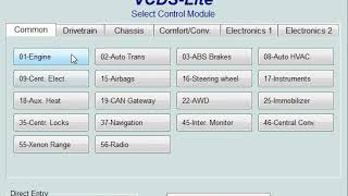 Activating cruise control VW T4 vcds