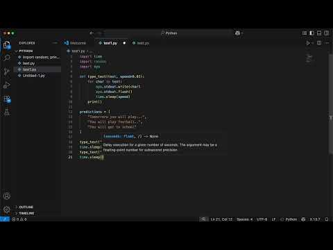 I Built a Fake AI That Predicts Your Future in Terminal 🤯