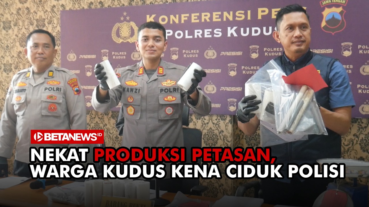 Bisnis Petasan Ilegal di Kudus Digerebek Polisi