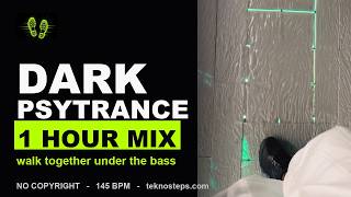 1 Hour Dark Psytrance - Hypnotic Walking Mix | Deep Forest Psy [No Copyright]