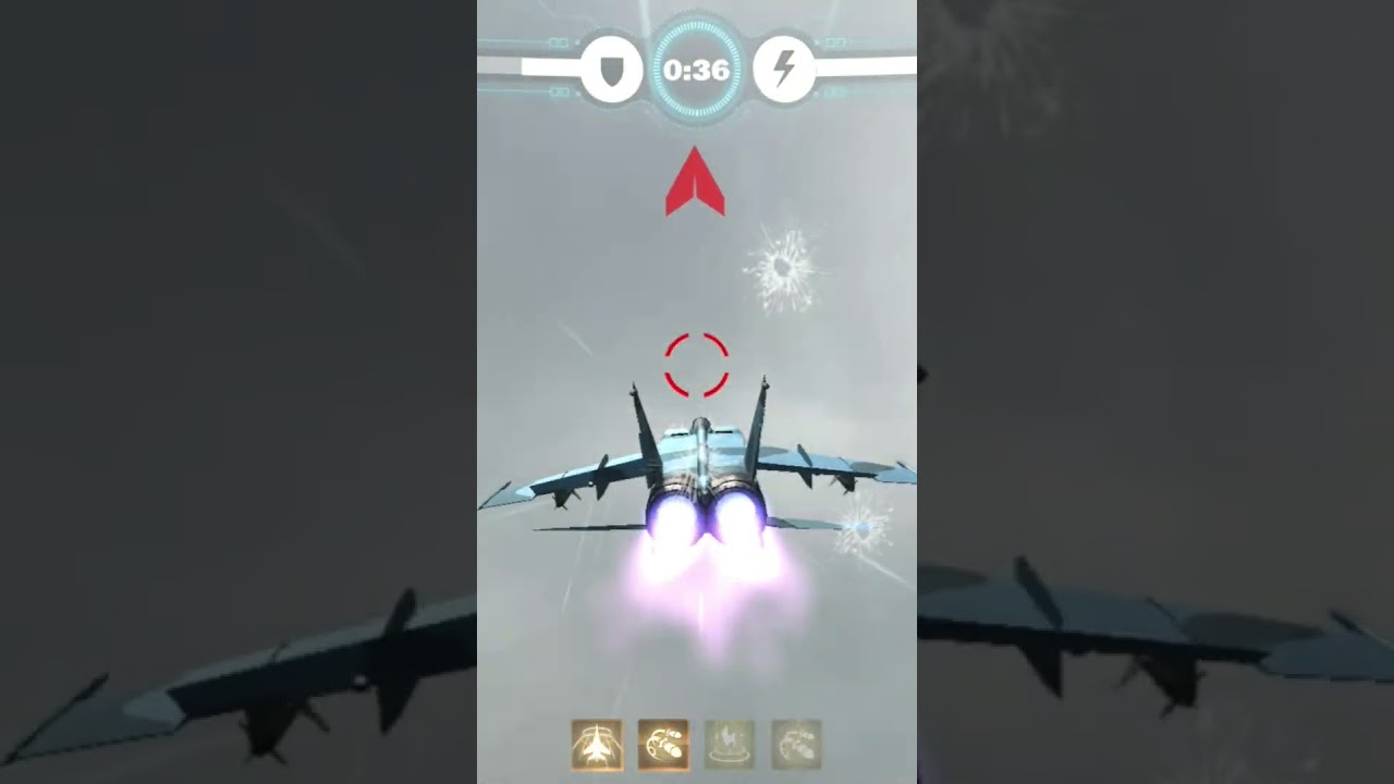 Ace Force Joint Combat - MiG-25R - Уход от ракет методом ныряния. 