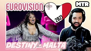 Eurovision 2021 Malta - Reactionalysis (Reaction) - Destiny - Je Me Casse