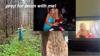 prep for prom with me! | hair appointment, nails, and pictures!