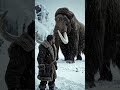 A real mammoth 😨❄️