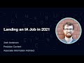 Landing an Information Architecture (IA) Job in 2021 - World IA Day Toronto 2021