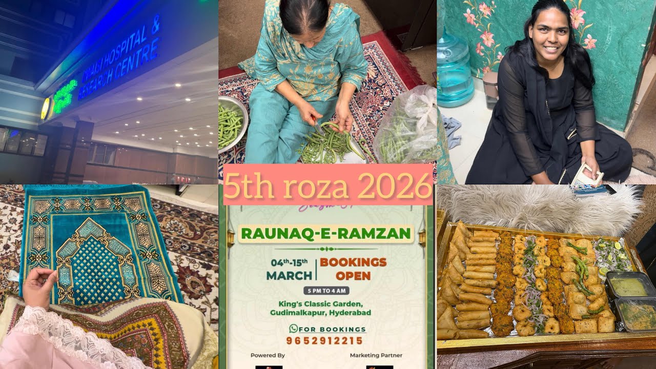 Owaisi Hospital main guzri rath💔 / 5th roza vlog 