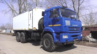 2017 KAMAZ-43118. Start Up, Engine, and In Depth Tour.