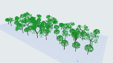 Archicad-GH: Control Archicad objects using Grasshopper - Random Trees example
