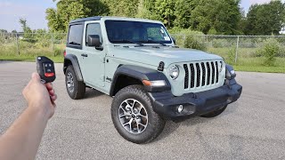 2024 Jeep Wrangler 2-Door Sport S: Start Up, Walkaround, Test Drive and Review