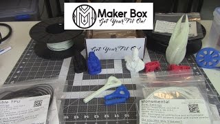 Maker Box - So much 3D Printer Filament!