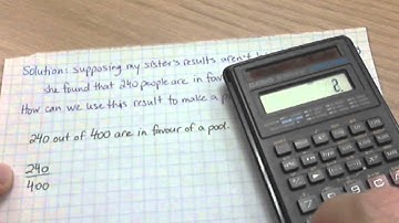 Unit 9 - Using a Sample to Make Predictions