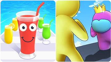 Giant Rush 3D Vs Juice run 3D🤩🤩🤩🤩  All New Levels Game Mobile Walkthrough iOS, Android Gameplay