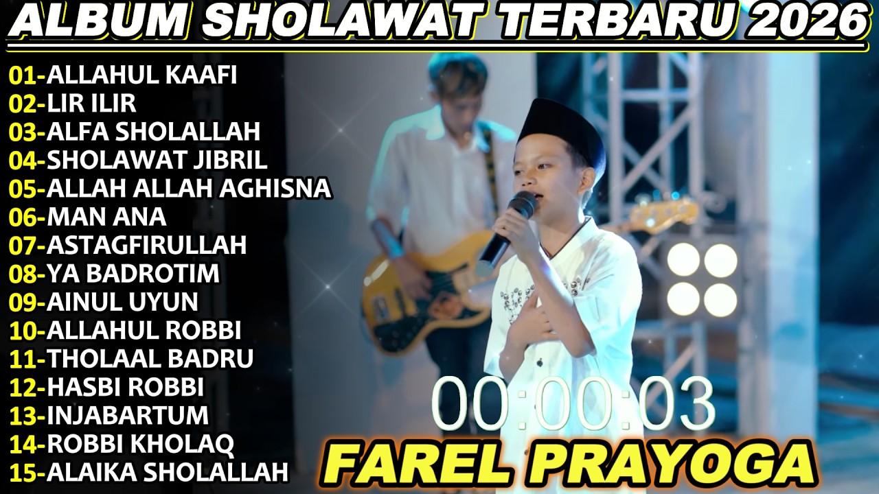FAREL PRAYOGA ALFA SHOLALLAH @FULL ALBUM TERBARU 2026!!YASMIN SHOLAWAT