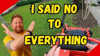 I MADE SOME MISTAKES IN MY LAWN CARE BUSINESS...