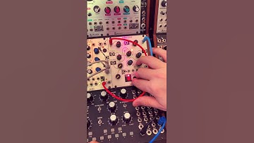 Bouncing Ball Patch Glitched With Phonogene In Under A Minute // Quick Modular Patch Idea #shorts