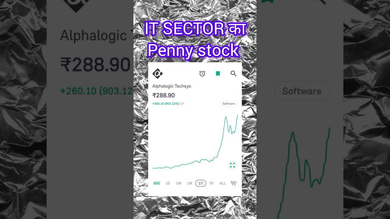 IT sector ka best penny stock | Alphalogic|