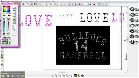 Rhinestone Fonts & How to Size your RT Rhinestone Alphabets & Fonts with the Spacers.wmv