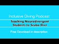 Teaching neurodivergent students to scuba dive